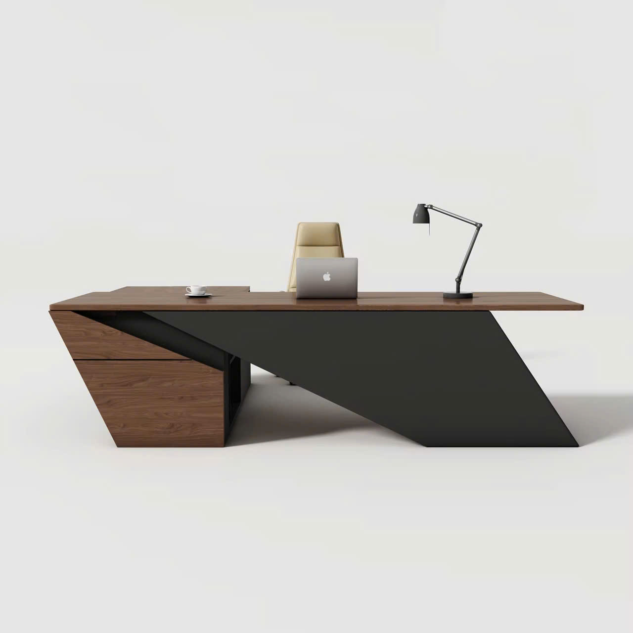 Bàn làm việc giám đốc luxury hình học Bàn làm việc giám đốc luxury hình học