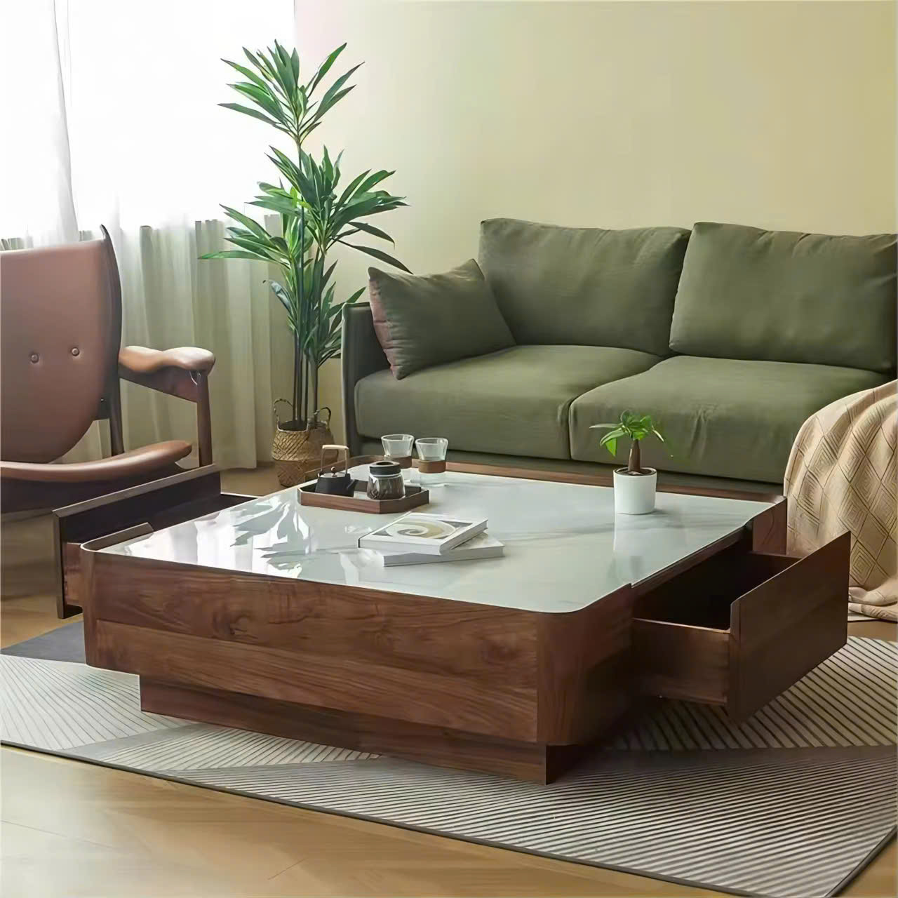 Bàn trà thông minh đa năng tích hợp hộc lưu trữ Bàn trà thông minh đa năng tích hợp hộc lưu trữ