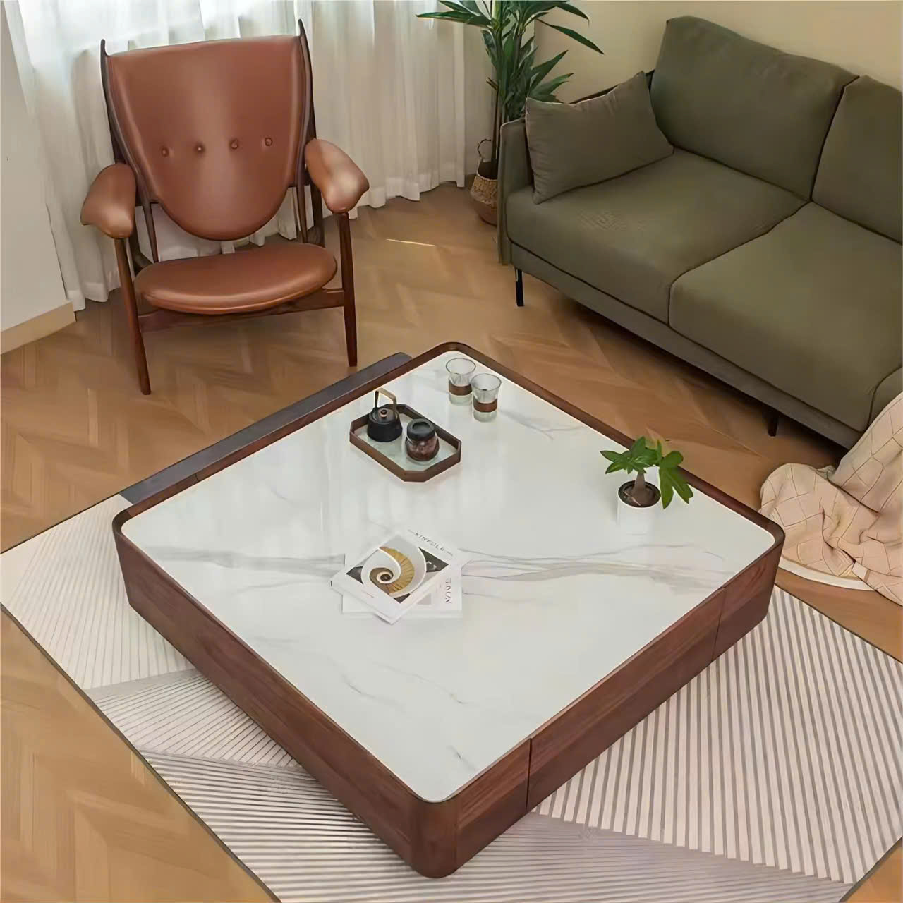 Bàn trà thông minh đa năng tích hợp hộc lưu trữ Bàn trà thông minh đa năng tích hợp hộc lưu trữ