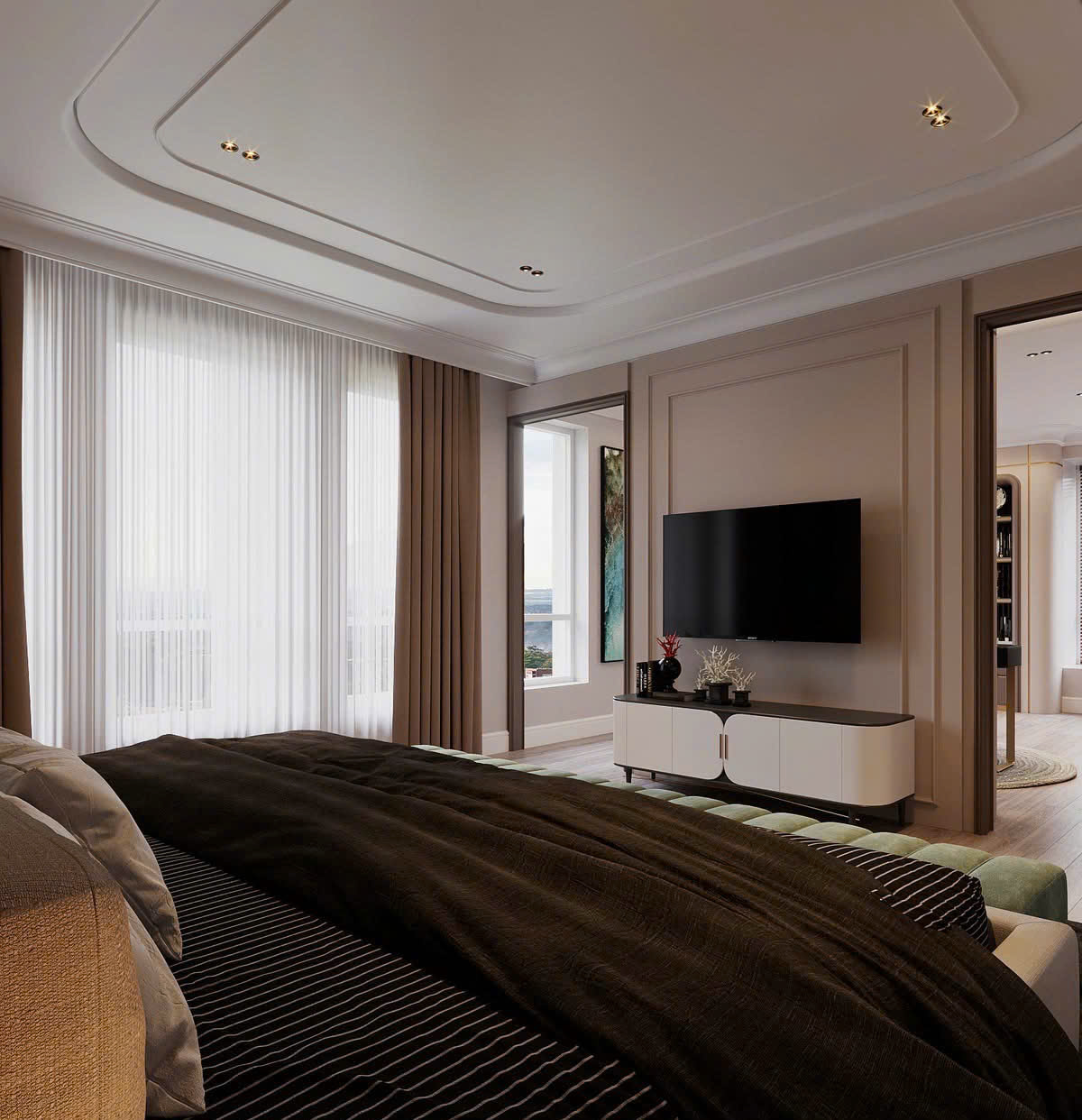 Giường ngủ phong cách Hiện Đại - Sang Trọng (Modern Luxury) Giường ngủ phong cách Hiện Đại - Sang Trọng (Modern Luxury)