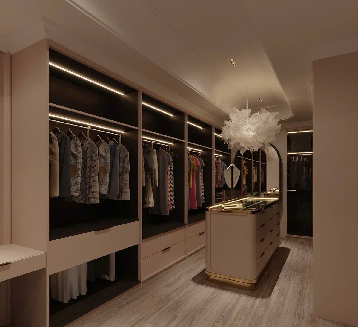 Thiết kế compact và tinh tế: kết hợp gỗ ấm và tông màu tối hiện đại Thiết kế compact và tinh tế: kết hợp gỗ ấm và tông màu tối hiện đại