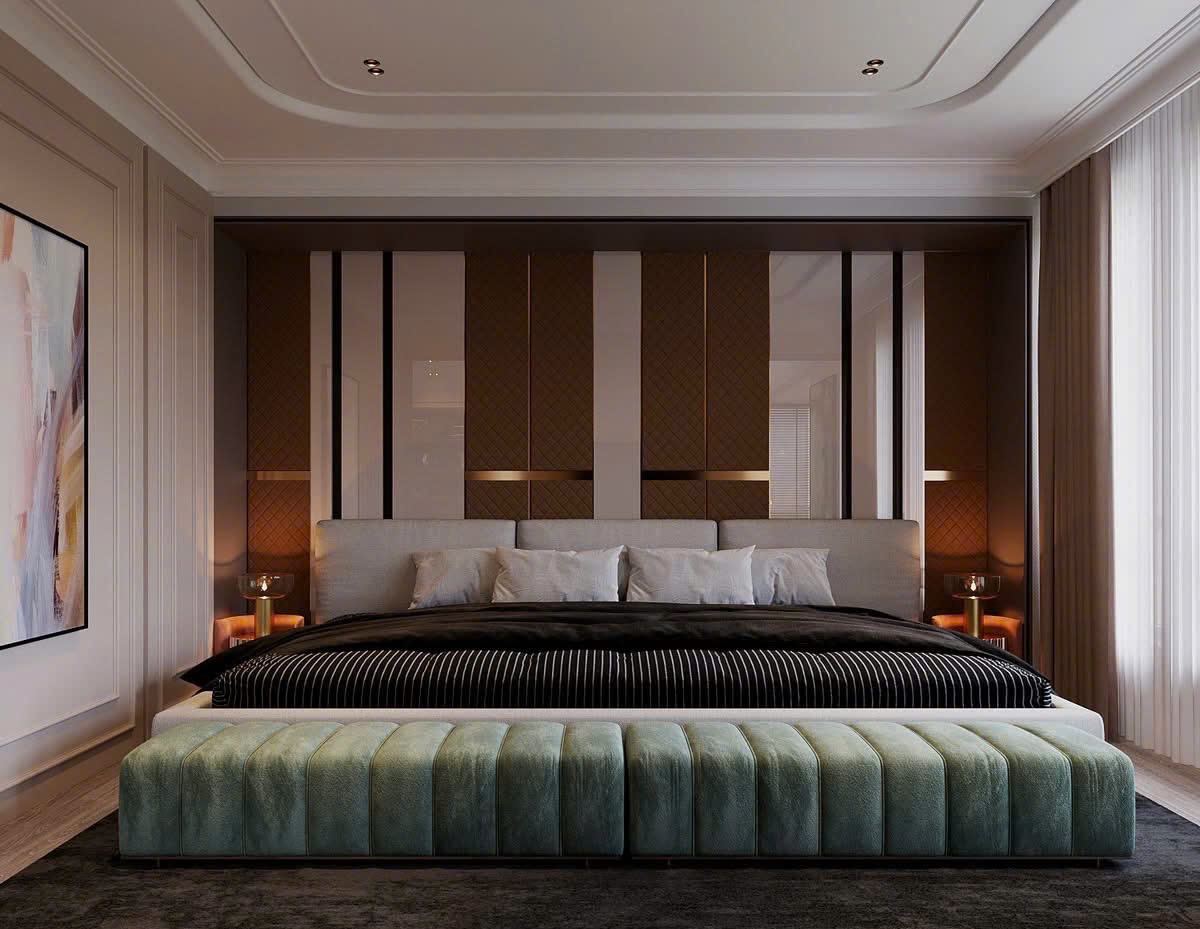 Giường ngủ phong cách Hiện Đại - Sang Trọng (Modern Luxury) Giường ngủ phong cách Hiện Đại - Sang Trọng (Modern Luxury)