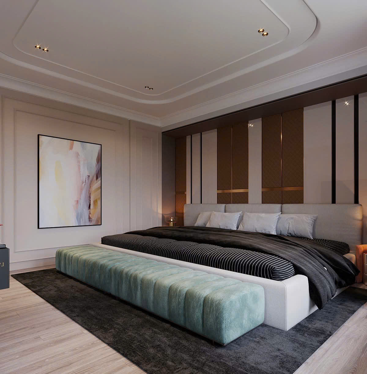 Giường ngủ phong cách Hiện Đại - Sang Trọng (Modern Luxury) Giường ngủ phong cách Hiện Đại - Sang Trọng (Modern Luxury)