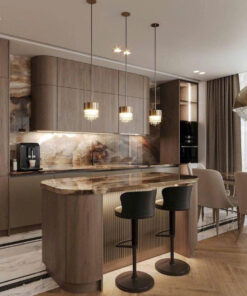 Thiết Kế Phòng Bếp Hiện Đại Với Đảo Bếp Sang Trọng