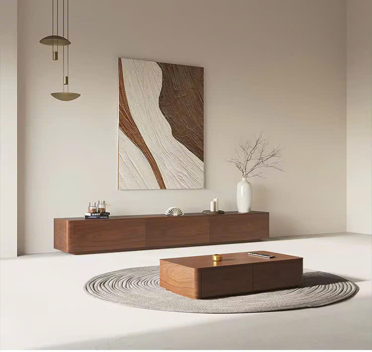 Bộ sản phẩm phòng khách tối giản bo góc Bộ sản phẩm phòng khách tối giản bo góc