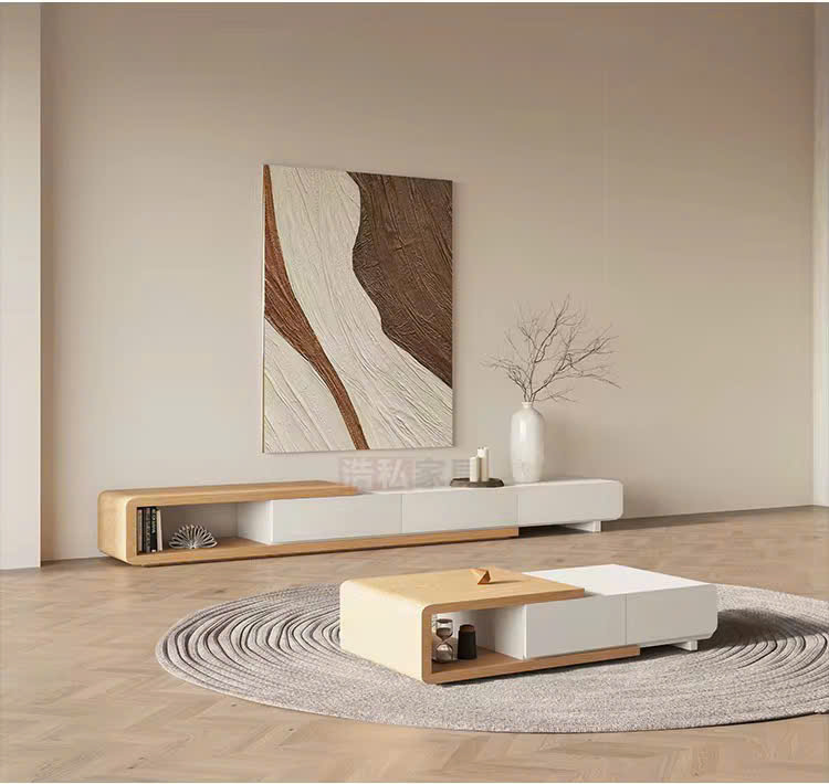 Bộ sản phẩm phòng khách tối giản bo góc Bộ sản phẩm phòng khách tối giản bo góc